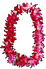 pink lei button graphic
