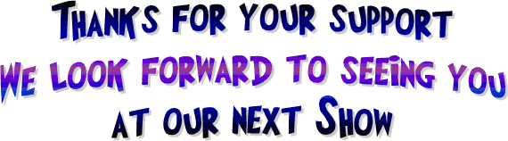 Thanks for your support . . .