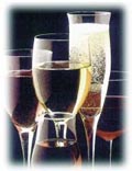 wine glasses graphic