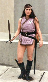 Elektra as a member of the Sisterhood of Steel